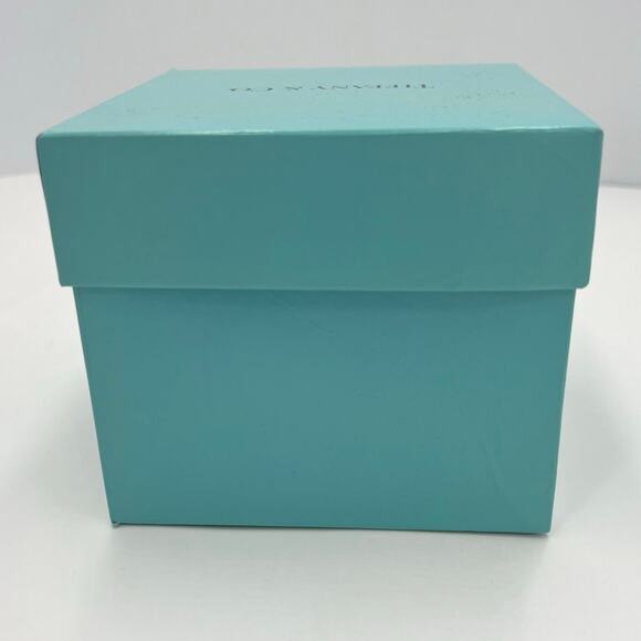 Tiffany & Co Blue Gift Box with Lid EMPTY Decorative Storage 5”x4.75”x5.25” - Picture 7 of 12